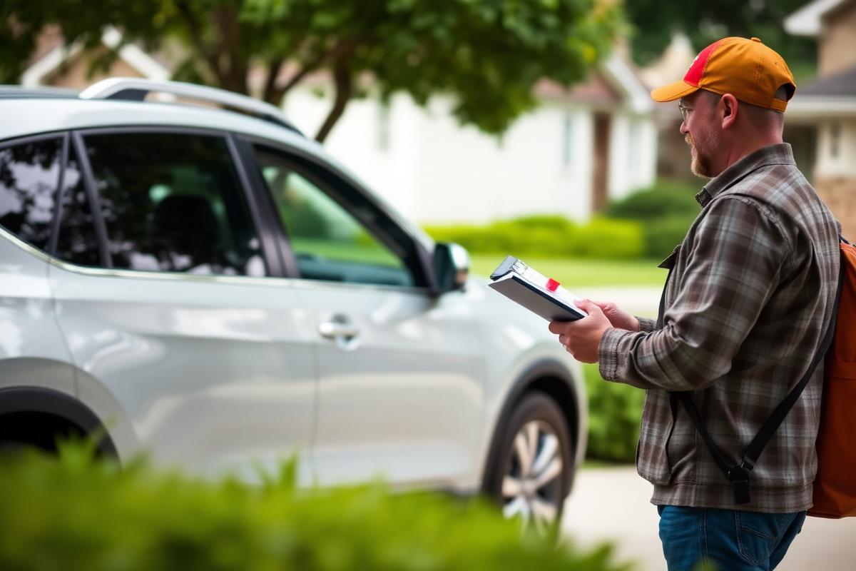 Door-to-door vehicle delivery